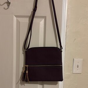 Elegant Purple Crossbody Bag
